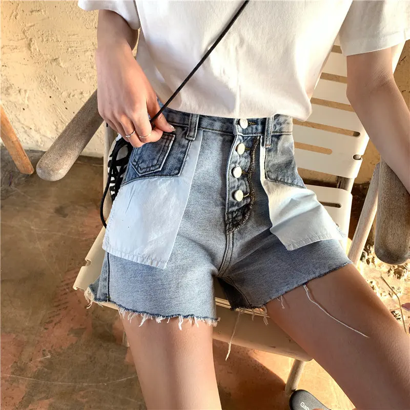 

HziriP New Design Reverse Summer Jean Sexy 2019 Casual Stylish High Quality High Waist Denim All Match Hot Selling Shorts