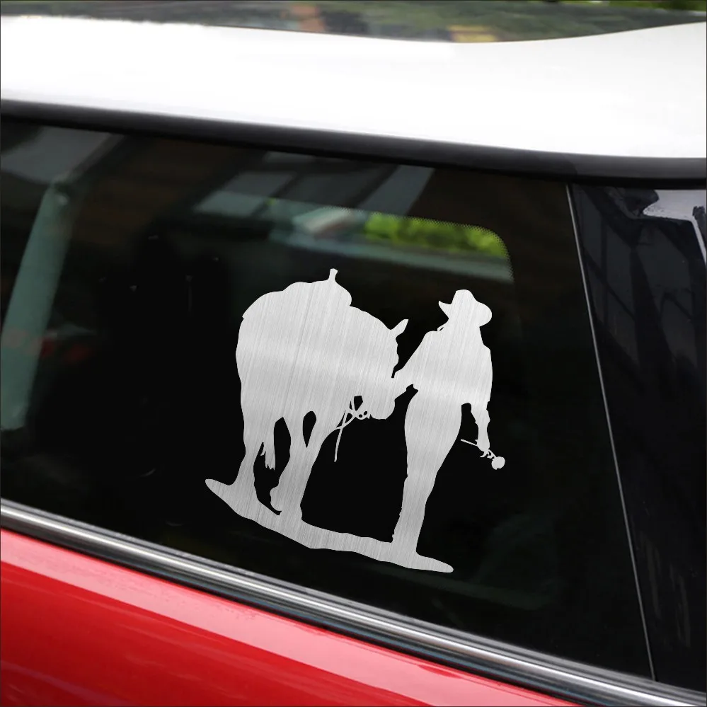 Tancredy 13 6 * 13.cm новый стиль West Cowgirl Авто Стайлинг наклейки виниловые на машину