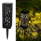 Светодиодный ные фонари на солнечной батарее для лужайки, сада, улицы, ландшафта, украшения для дорожек