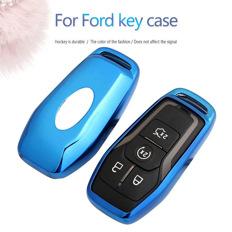 Мягкий TPU чехол для автомобиля стильный ключ Ford Mondeo Mk4 Mk3 4 Fiesta ST Mk7 Фокус 2 3 Mk2 Ecosport