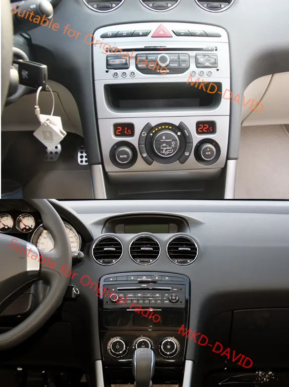 MEKEDE автомобильный Радио Видео dvd для peugeot 408/peugeot 308 автомобильный dvd с gps, рулевое колесо BT canbus, поддержка 1080p видео