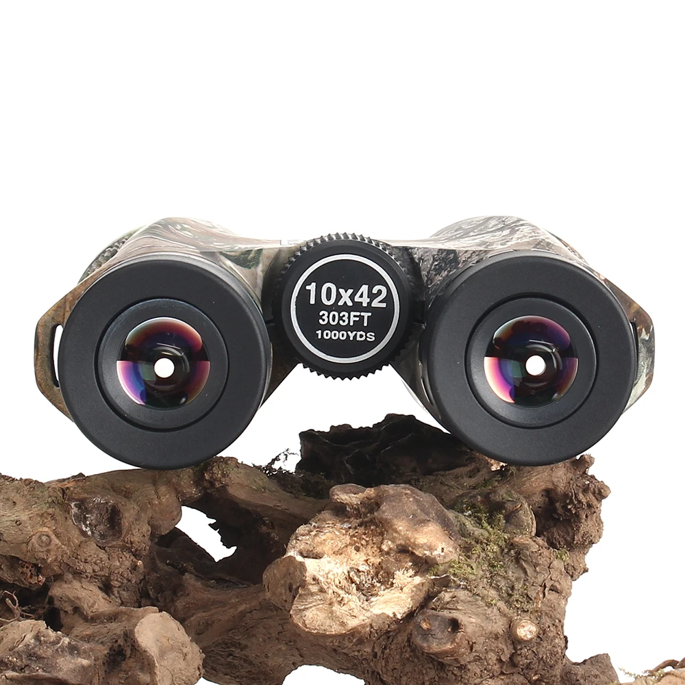 Охота ohhunt B2 10X42 Камуфляжный бинокль водонепроницаемый противотуманный телескоп широкоугольный яркий оптика Кемпинг Туризм Бинокль