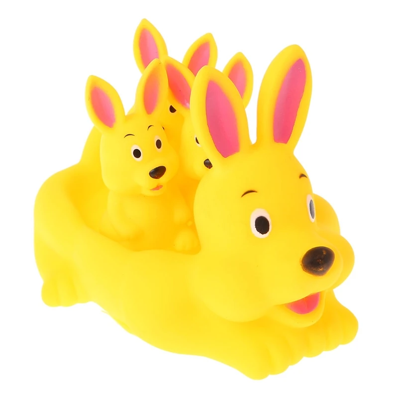 HBB милые животные поплавок Squeeze звук скрипучий душ вода детская Ванна игрушки набор