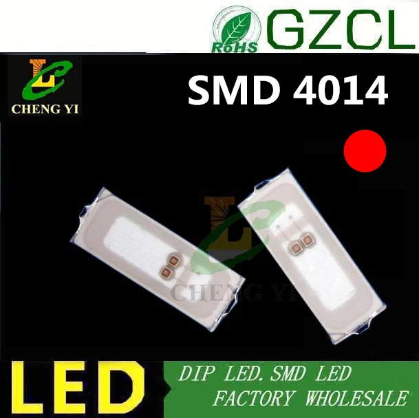 Низкая цена Акция красный/зеленый/BLUE4014 smd СВЕТОДИОДНЫЙ поверхностный монтаж 0 2 Вт