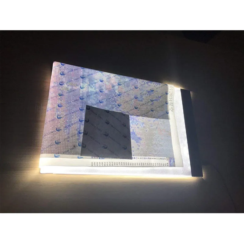 Подставка для планшетов со светодиодной подсветкой стандарта A4 стразы вышивки