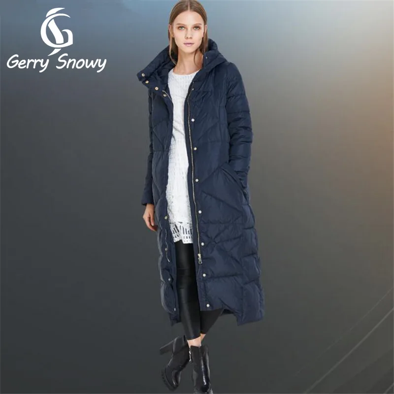 Утолщенное термальное супер теплое женское пуховое пальто EVA FREEDOM 2019