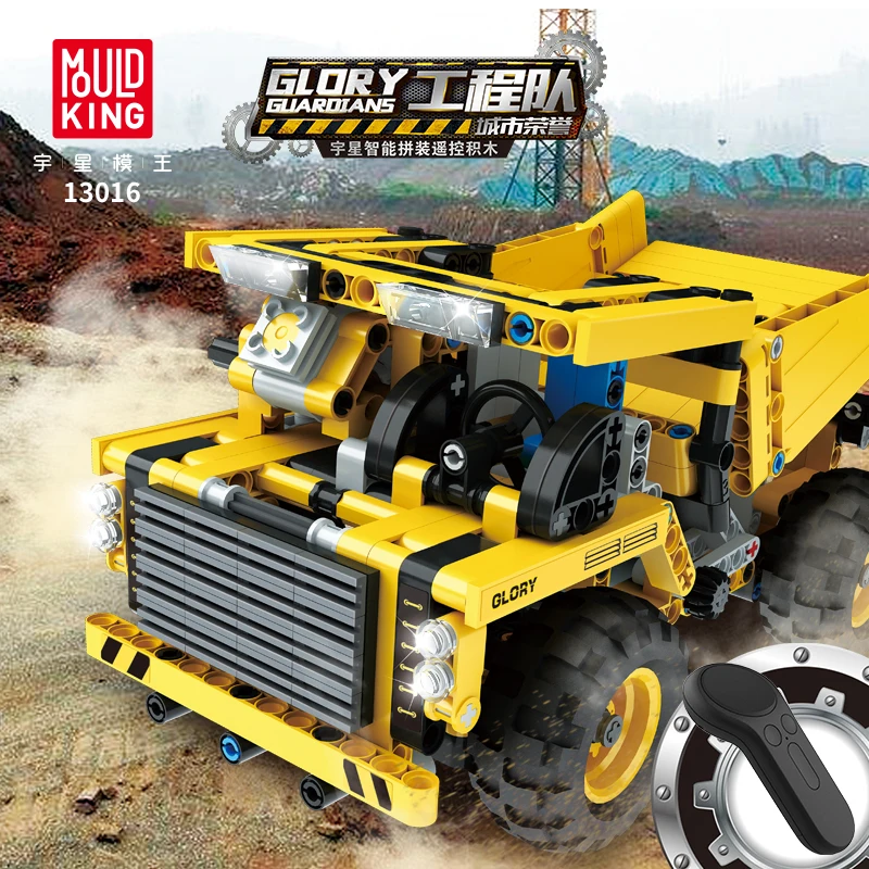 Форма King Technic 13016 Rc строительные блоки грузовик DIY Сборные игрушки rc автомобиль