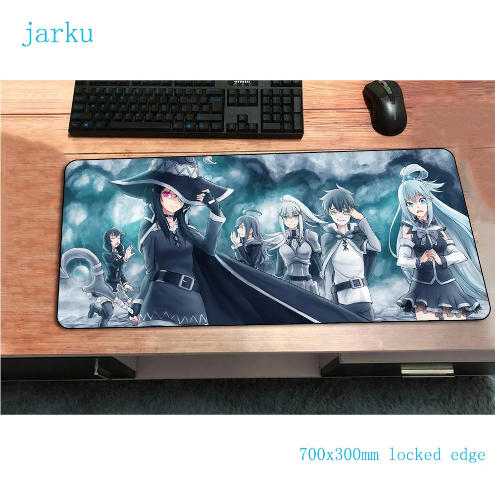 Коврик для мыши megumin 700x300x2 мм игровой коврик аниме властный офисный notbook