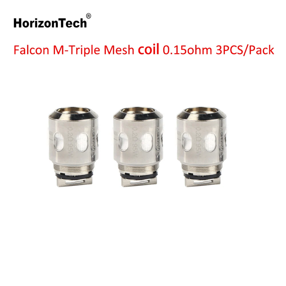3 шт./лот, оригинальная катушка Horizontech Falcon King M1+/M-Dual/M-Тройная сетчатая Сменная Головка Катушки для HorizonTech Falcon Sub Tank