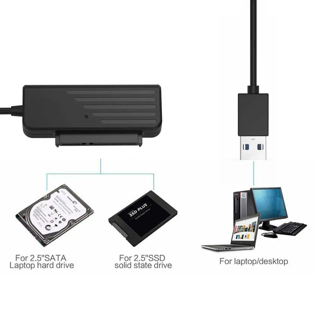 Переходник для жесткого диска 3 1 дюйма SATA USB Type C 2 5|Компьютерные кабели и разъемы| |