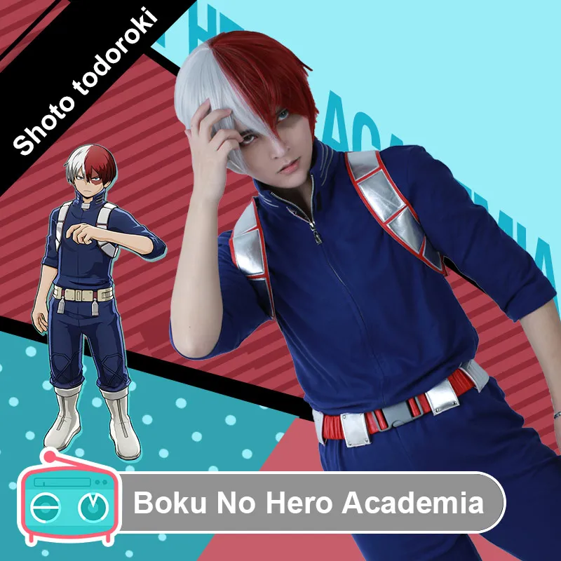 Coshome Boku no My Hero academic шото Тодороки костюмы для косплея мужчин наряд вечеринки на