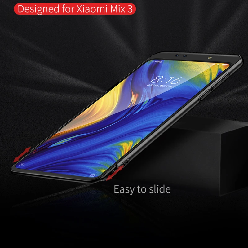 Msvii для сяо Mi Mix 2 Чехол Для Сяо Ультра тонкий полная защита ПК матовый Жесткий