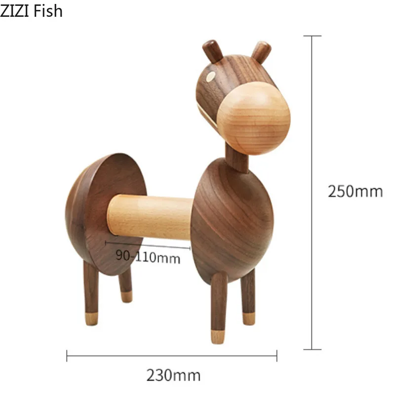 Деревянная маленькая форма опла держатель для бумажных полотенец твердая