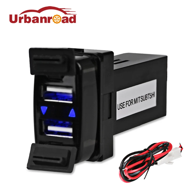 Urbanroad 5 в 2 1 а USB разъем для зарядного устройства Mitsubishi стандартного устройства|usb