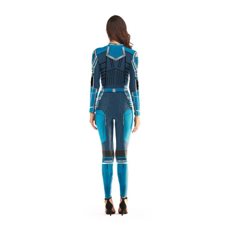 Фото Marvel heroes avengers 4 cosplay captain marvel jumpsuit tights comic book costume Женская одежда Marvel heroes avengers 4 cosplay captain marvel jumpsuit tights comic book costume Женская одежда