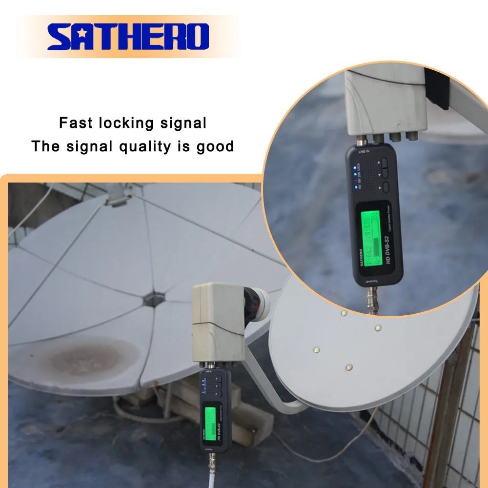 Фото Sathero SH 100HD цифровой спутниковый искатель высокой четкости портативный метры