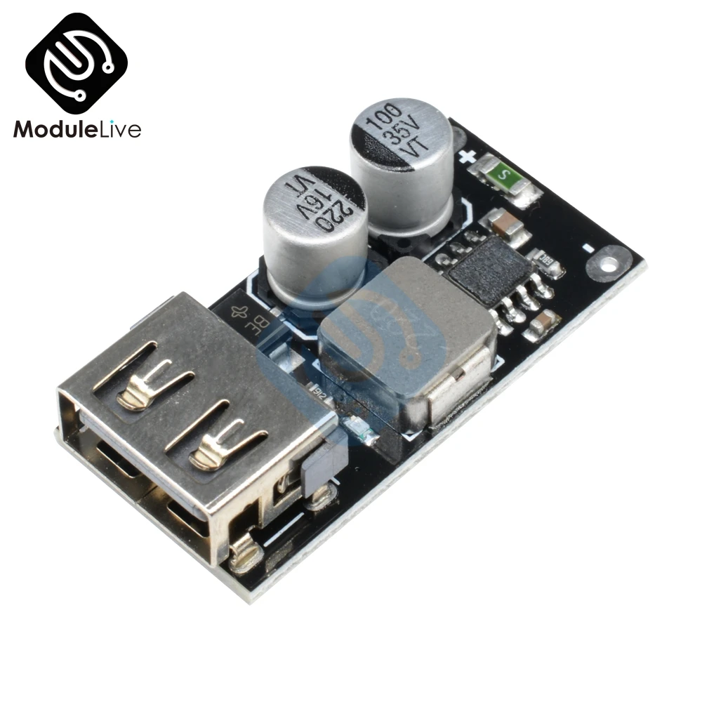 10 шт. QC3.0 QC2.0 USB DC понижающий преобразователь модуль зарядки 6 32 в 9 12 В 24 для