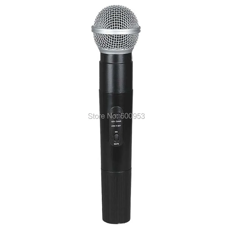 Беспроводная караоке система микрофонов MICWL 2018 4H4V 4 ручных и петличный|microphone