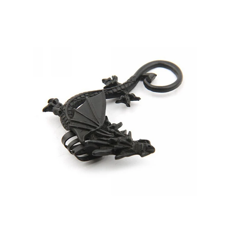 Новое поступление индивидуальные серьги каффы в стиле панк драконы клипсы для