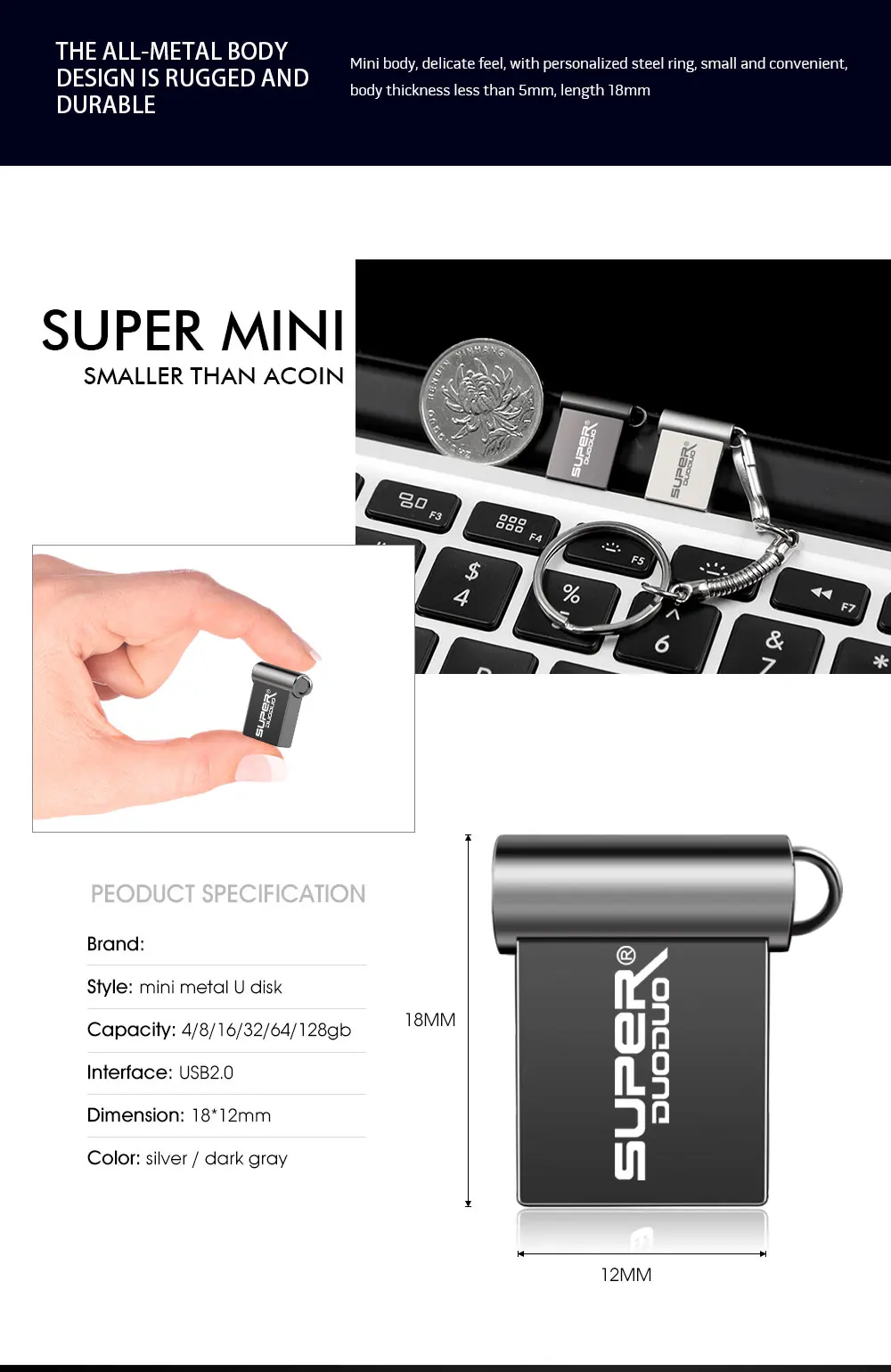 Горячая Распродажа, usb флеш-накопитель, 4 ГБ, 8 ГБ, 16 ГБ, 32 ГБ, 64 ГБ, 128 ГБ, флешка, флешка, USB флешка, металлическая флешка, usb для ПК/планшета