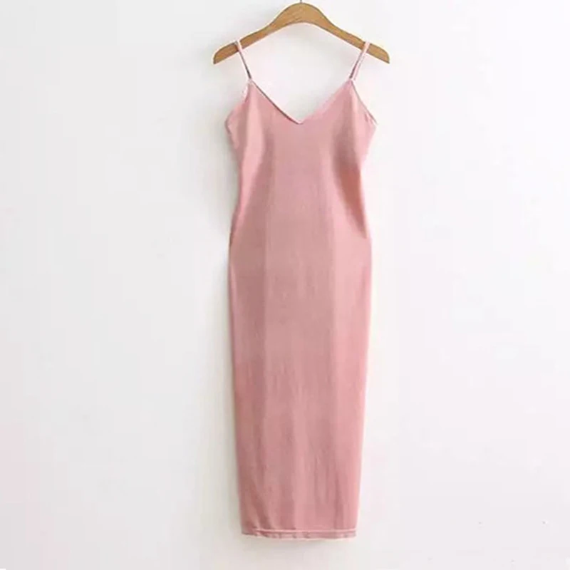 Женское бархатное вечернее платье F элегантное прямое на тонких бретелях с v