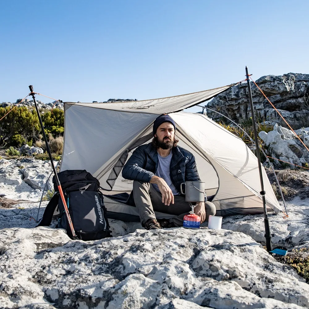 Палатка Naturehike VIK на 1 человек водонепроницаемая однослойная 15D нейлоновое