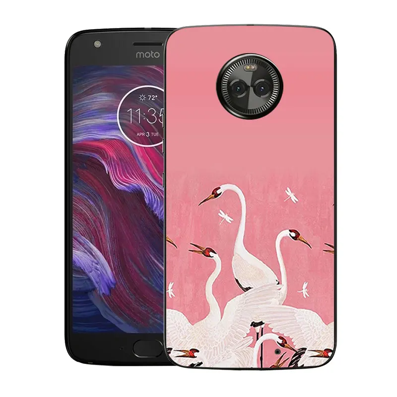 Силиконовый чехол для Motorola Moto X4 задняя крышка XT1900 мягкий ТПУ тонкий