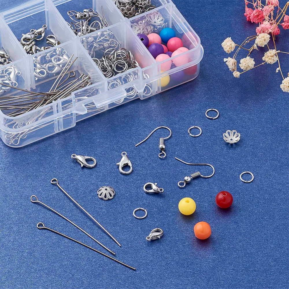 1 коробка 7 видов компонент DIY серьги выводы материал серьги решений интимные аксессуары набор инструментов наборы для ухода за