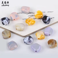 korean two color jewelry ink painting stone diy beads hairdressing material self made creative hairline artistic hairpin beads