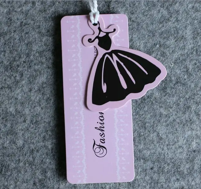 _ Подвесная бирка этикетка для одежды индивидуальная форма модные платья