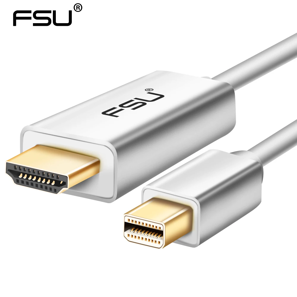 6 футов 1,8 м Высокое качество Thunderbolt мини дисплей порт Дисплей порт Адаптер DP к HDMI кабель для Apple Mac Macbook Pro Air