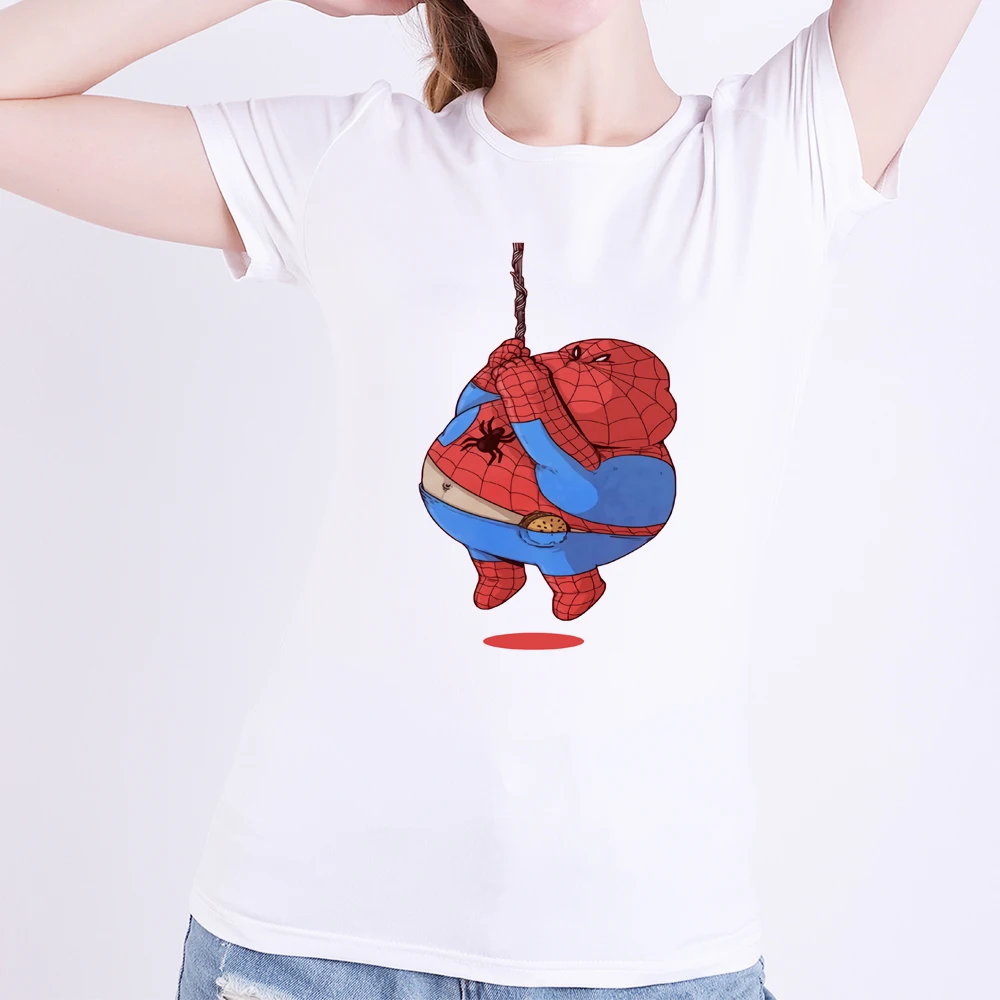 Забавная футболка с супергероем Марвел Мстители 4 Железный человек Дэдпул