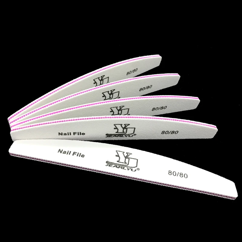 Профессиональная пилка для ногтей лайм 5 шт. набор пилок с зернистостью 80/80 пилки