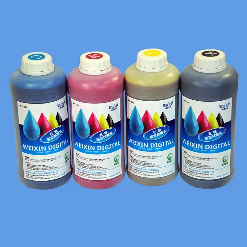 Cmyk 4 бутылки/lot чернила для seiko 510 35pl 50pl головы SID Infiniti Фаэтон претендента SPT510 чернил