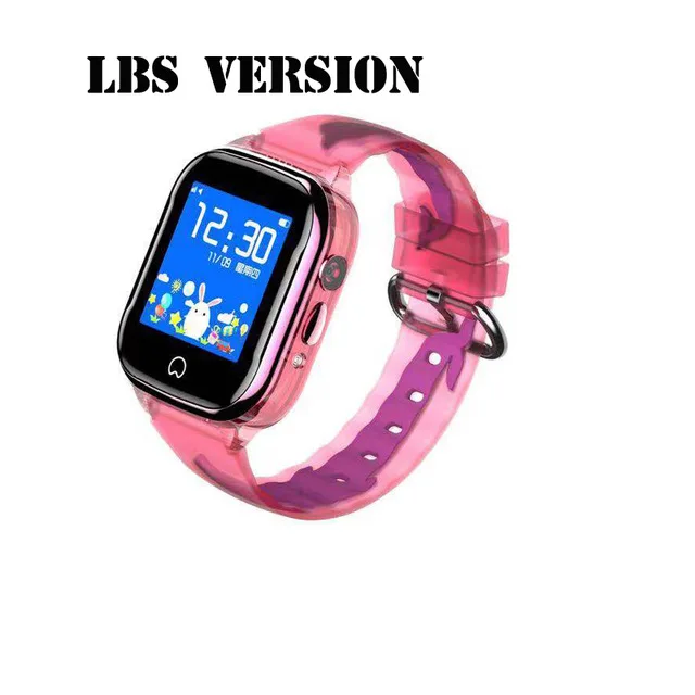 Pink LBS K21 Смарт-часы для детей IP67 Водонепроницаемый LBS SOS телефон часы с gps часы с sim-картой для IOS Android наручные часы - Цвет: Pink LBS