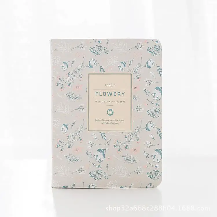 K& KBOOK Kawaii, школьная тетрадь, бумага, корейский планировщик,, цветочный блокнот, дневник, ежемесячный ежедневник, еженедельник, A6, органайзер, программа - Цвет: Begie