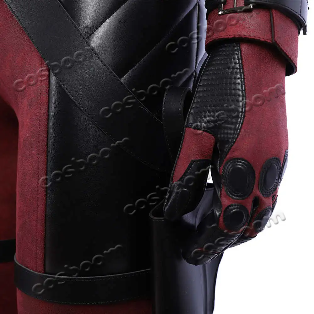 COSBOOM для дам костюм с принтом Deadpool Взрослых Женщин Дэдпул Женский костюм супергероя красный комбинезон Хэллоуин Карнавал косплэй костюм