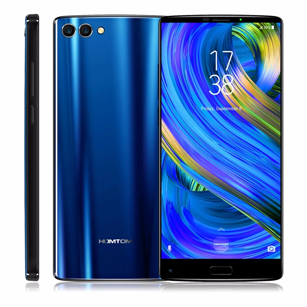 HOMTOM S9 плюс 4 ГБ + 64 двойной задней камерами идентификации отпечатков пальцев 4050