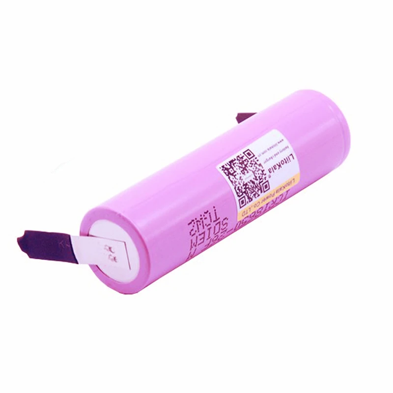 2 шт. новый 100% оригинальный литий ионный аккумулятор Liitokala 18650 2600 мАч 3 7 В