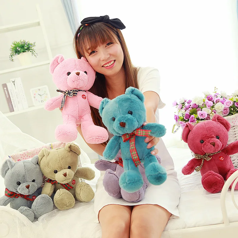 Цветная плюшевый мишка Doub K 5 шт./упак. мягкая плюшевая игрушка кукла животного