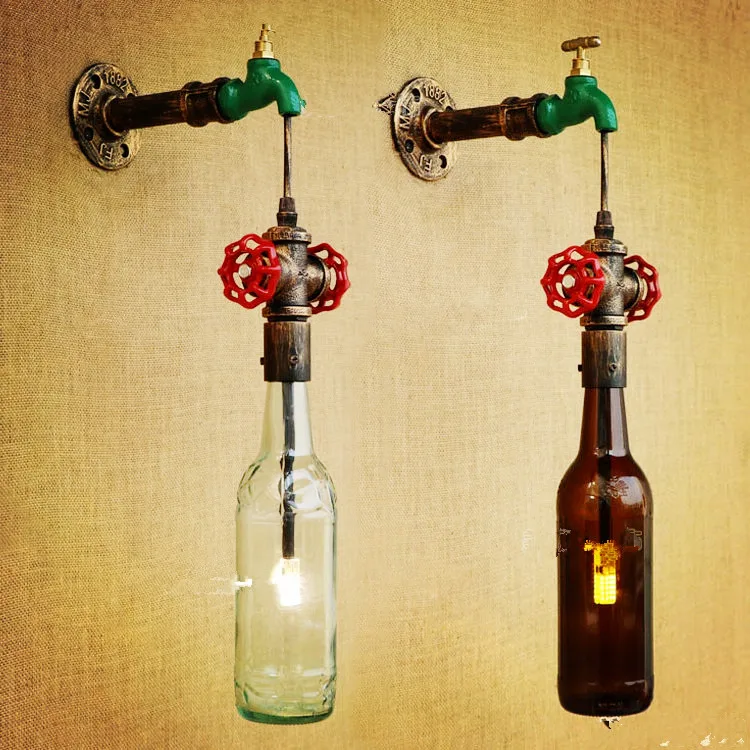 Винтажная настенная лампа в стиле ретро лофт деревенском стиле|lamparas de pared|industrial