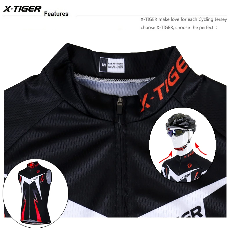 X-Tiger Pro, жилет для велоспорта, летняя одежда для гонок, одежда для велоспорта, Майо Ciclismo, спортивная одежда без рукавов для горного велосипеда, велосипедная майка