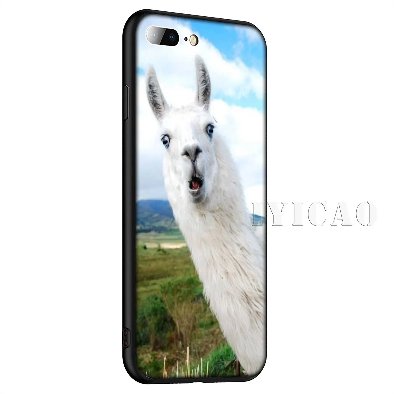 Мягкий силиконовый чехол с ламой альпаками для iPhone 11 Pro Max XR X XS 8 7 6 6S Plus 5|Бамперы| |