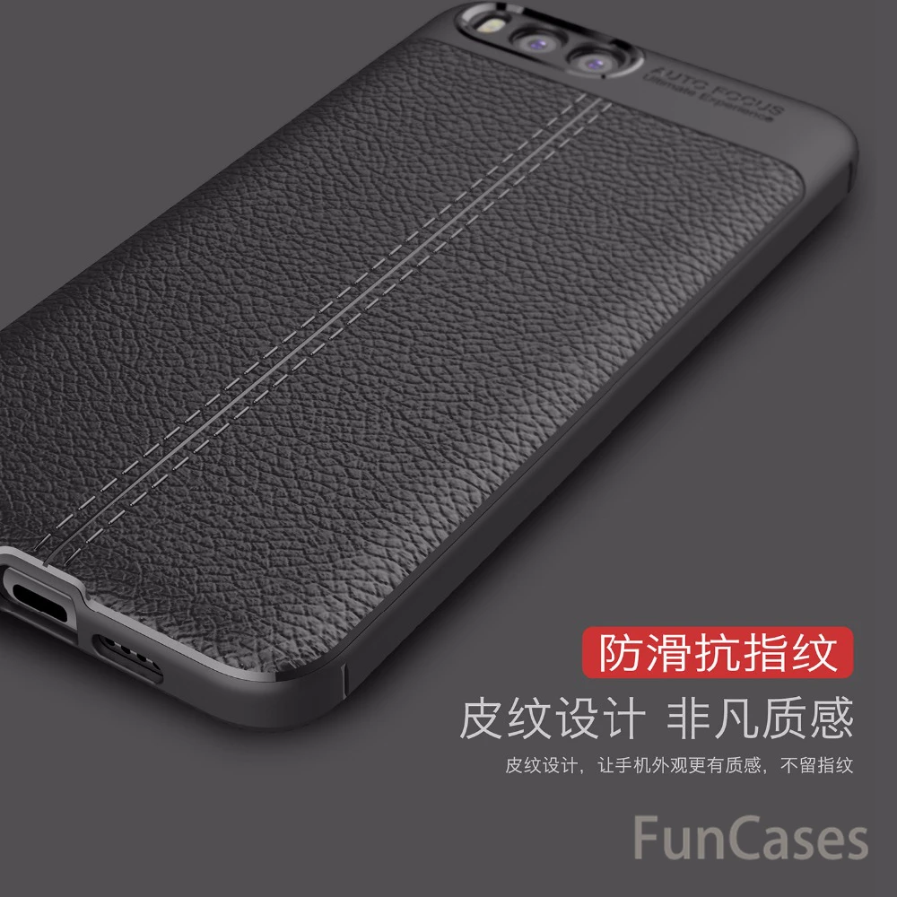 Полное покрытие противоударный защитный карбоновый чехол-книжка для Xiaomi Mi 6 Coque