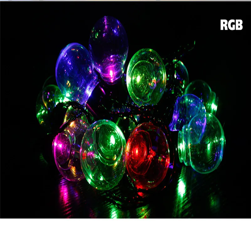 20Ft 6cm Bulb Globe String Lights With Clear Bulb Backyard Patio Lights Vintage Bulbs Decorative Outdoor Garland Wedding A1