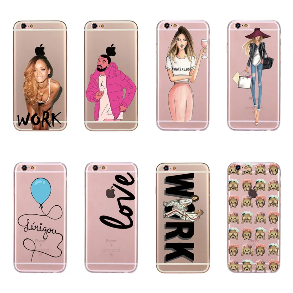 For iPhone 5 5s SE Case Covers Cool Dark Rihanna Kylie Jenner Miley Cyrus Design Soft TPU Silicone Rubber Gel Cases Funda Coque |