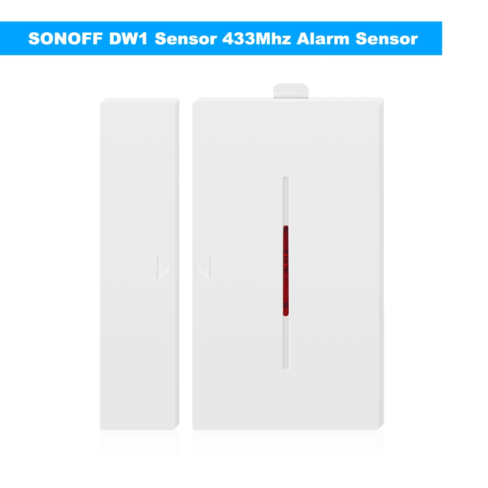 Датчик сигнализации SONOFF DW1 433 МГц беспроводной совместимый с мостом RF для