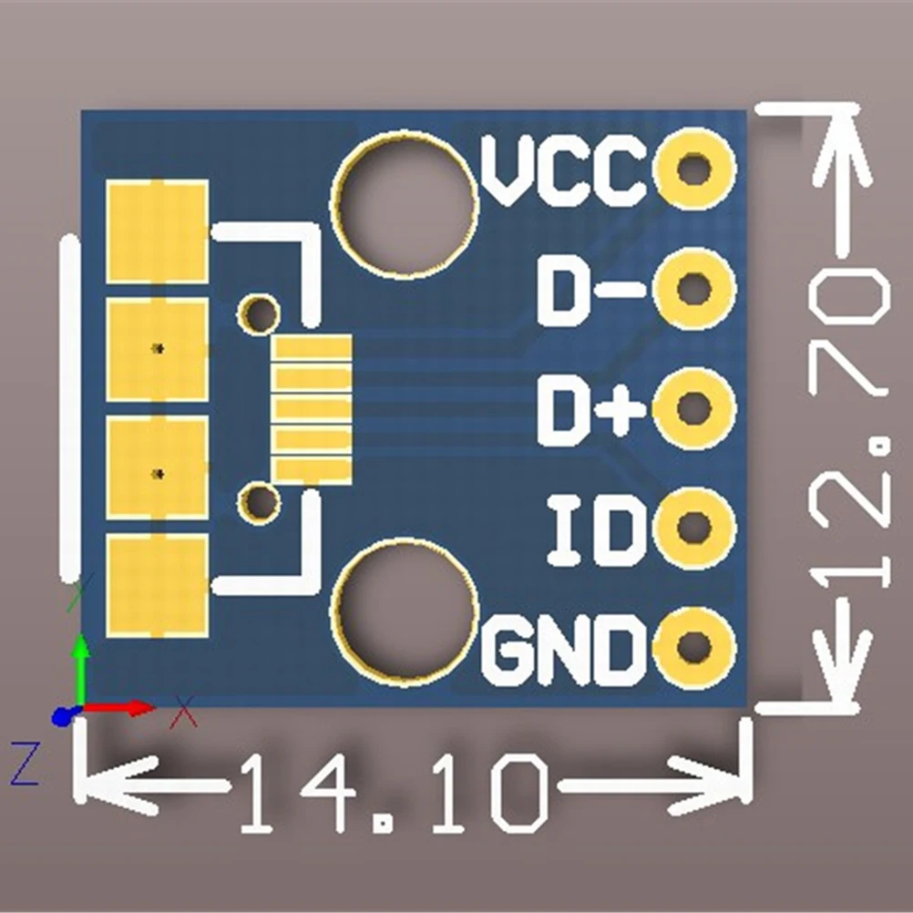 Плата адаптера мама MICRO USB Для DIP 5 шт. + контактная плата типа Micro 2 54 мм шт.|Детали и