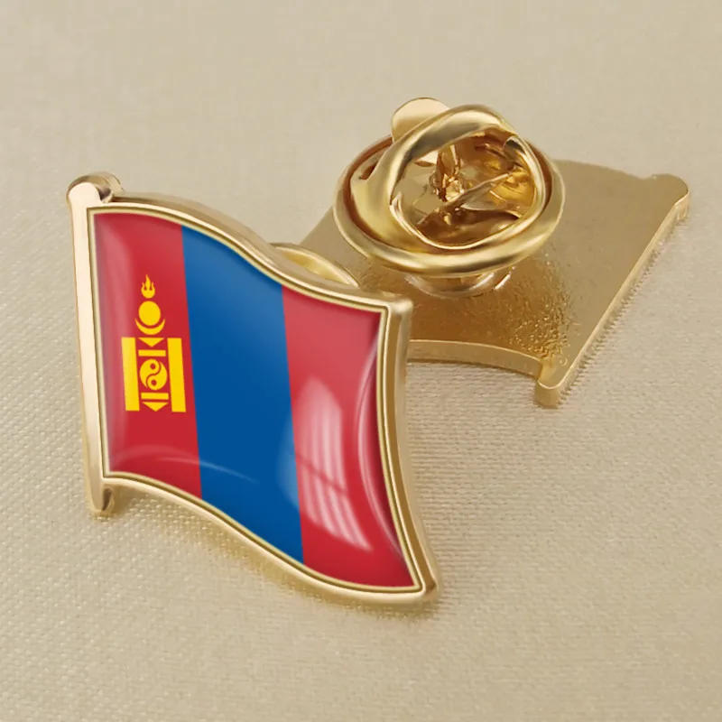 Герб Монголия Монголии карта национальный флаг эмблема брошь значки нагрудные