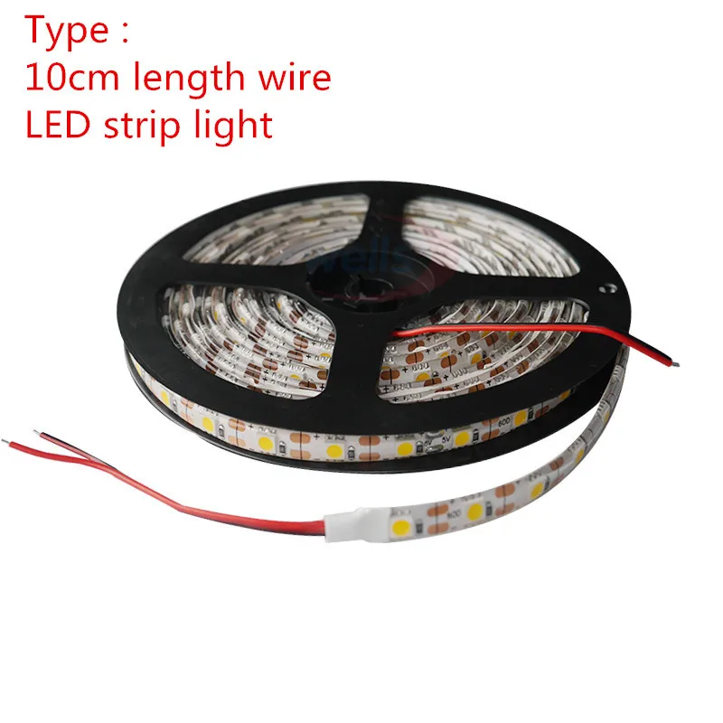 Новинка 5 V 5050 3528 SMD 50CM1M 2 м USB Светодиодные ленты света IP65 теплый белый/RGB/красный/зеленый/синий цвет Гибкая USB гирлянда